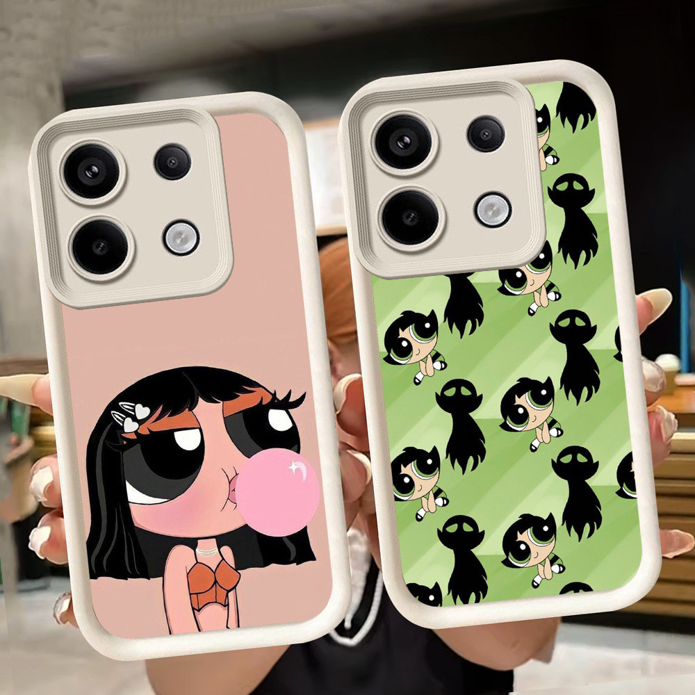 ปลอกอ่อนสําหรับ Xiaomi Redmi 15C 13T POCO M7 M6 X6 Neo Note 13 13C Pro Plus 5G สีขาว Q52 Power Girls