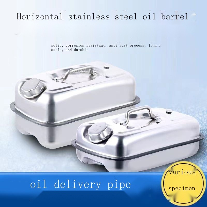 304 Stainless Steel Oil Barrel Gasoline Barrel Horizontal 5 Liter 10 Liter 20 Liter Diesel Barrel M