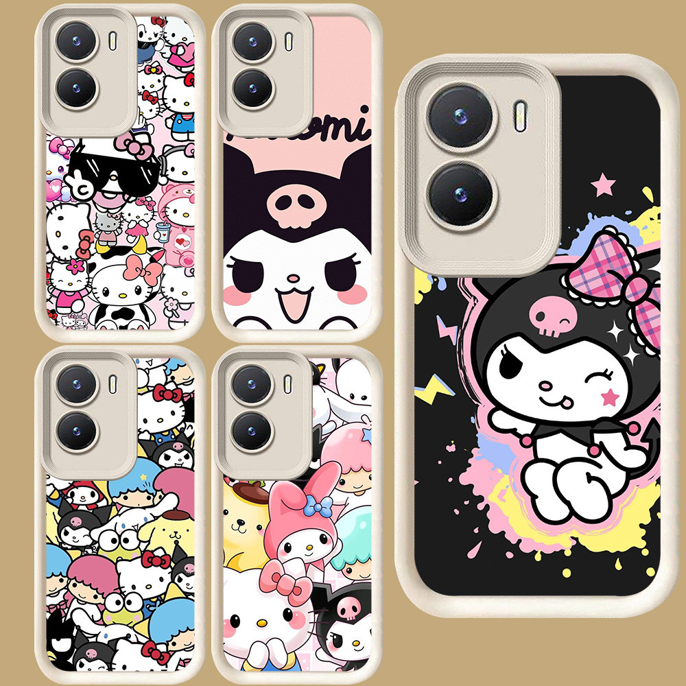 R43 Kurom-i สําหรับ VIVO Y15a Y35 IQOO 13 Z10 Z9 Y75 Y01 Y22s Y55 Z9X Y56 Y15s Y22 Y16 T4 5G สีขาว