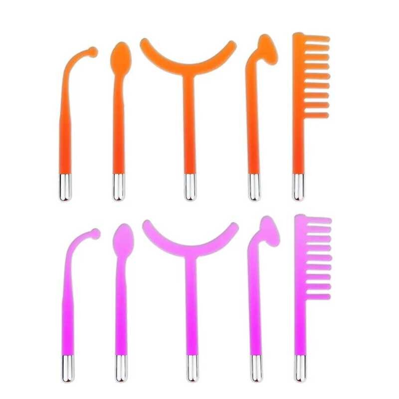 Hig Frequency Facial Wand Massage Ine HF Skin Care Ine Anti Hair Loss Comb Kit Treatment Tool Anti-