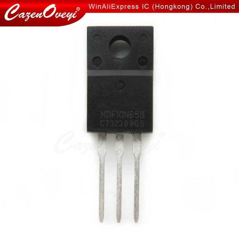 10 ขายร้อน ชิ้น/ล็อต MDF10N65B MDF10N65 10N65B 10N65 TO-220F ใหม่ ของแท้ มีในสต็อก