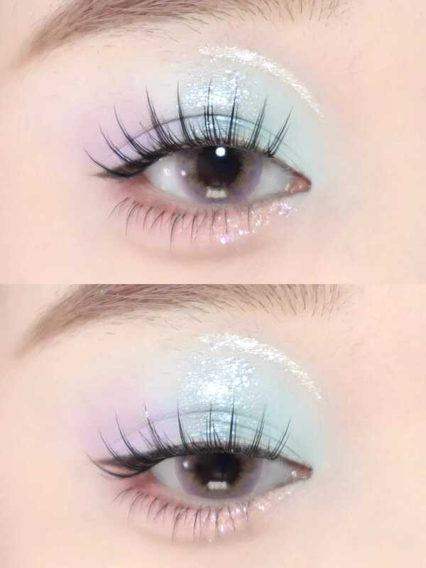 Eunarz Eunarz Posture Liquid อายแชโดว์ Super กระพริบ Pearlescent Sequins Monochrome Cut-off High Glo