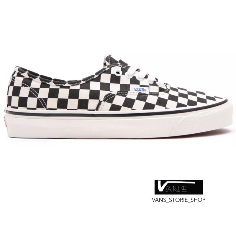 ♞VANS AUTHENTIC 44 DX ANAHEIM FACTORY CHEKERBOARD BLACK 2021 SNEAKERS สินค้ามีประกันแท้ 2025