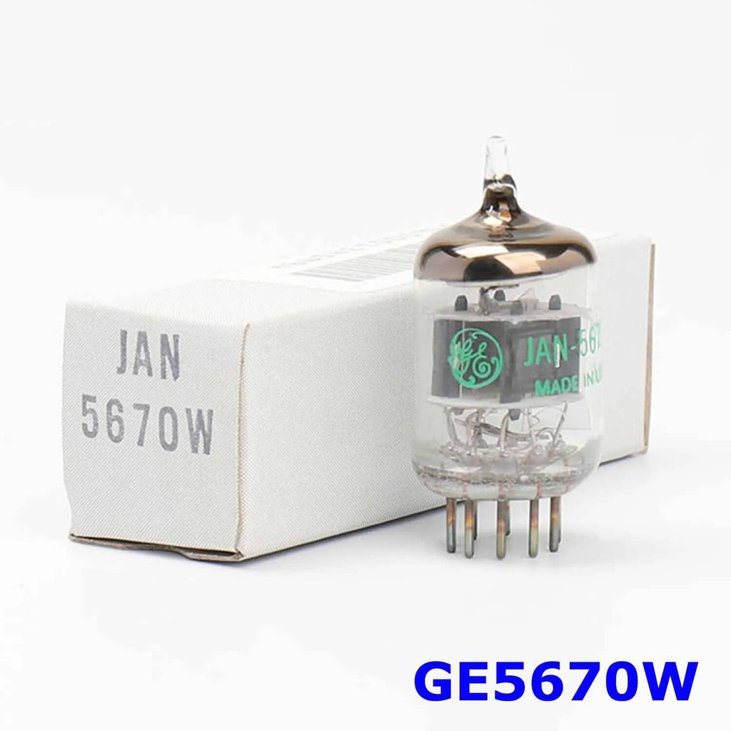 GE 5670W หลอดอัพเกรด 6N3/6H3N/396A /2C51/5670 Preamplier Tube HIFI