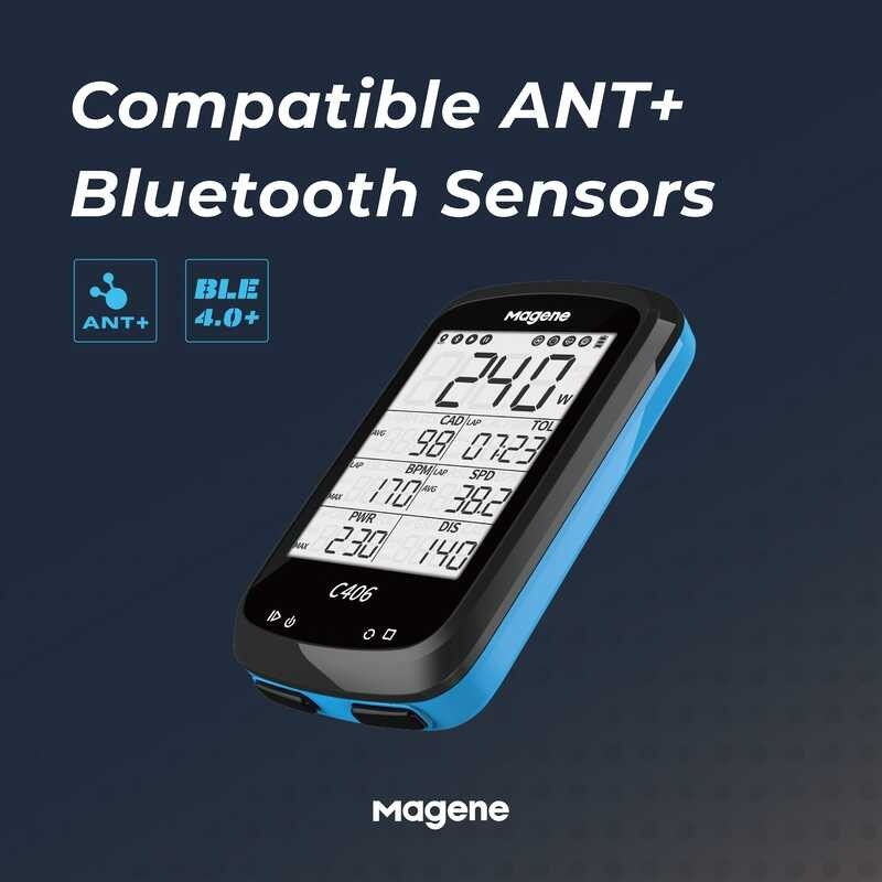 MAGENE จักรยาน วัดระยะทาง C406 GPS จักรยานคอมพิวเตอร์จักรย