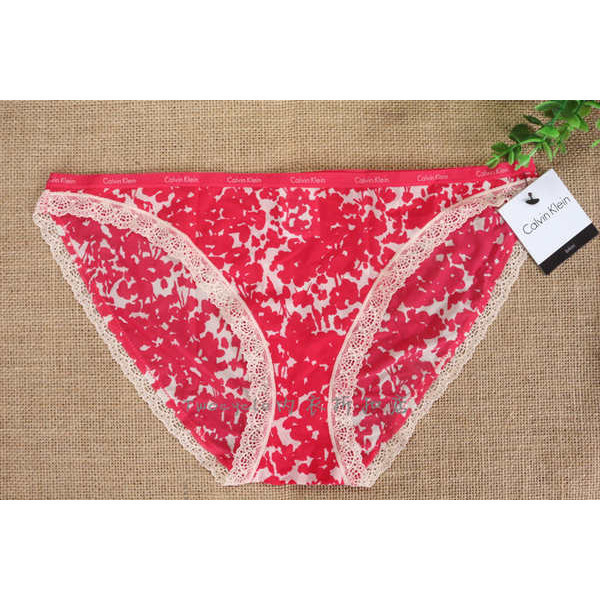 calvin klein ผู้หญิง calvin klein ผู้ชาย 4 จัดส่งฟรี CK Women's Briefs Authentic Counter ขอบลูกไม้เ