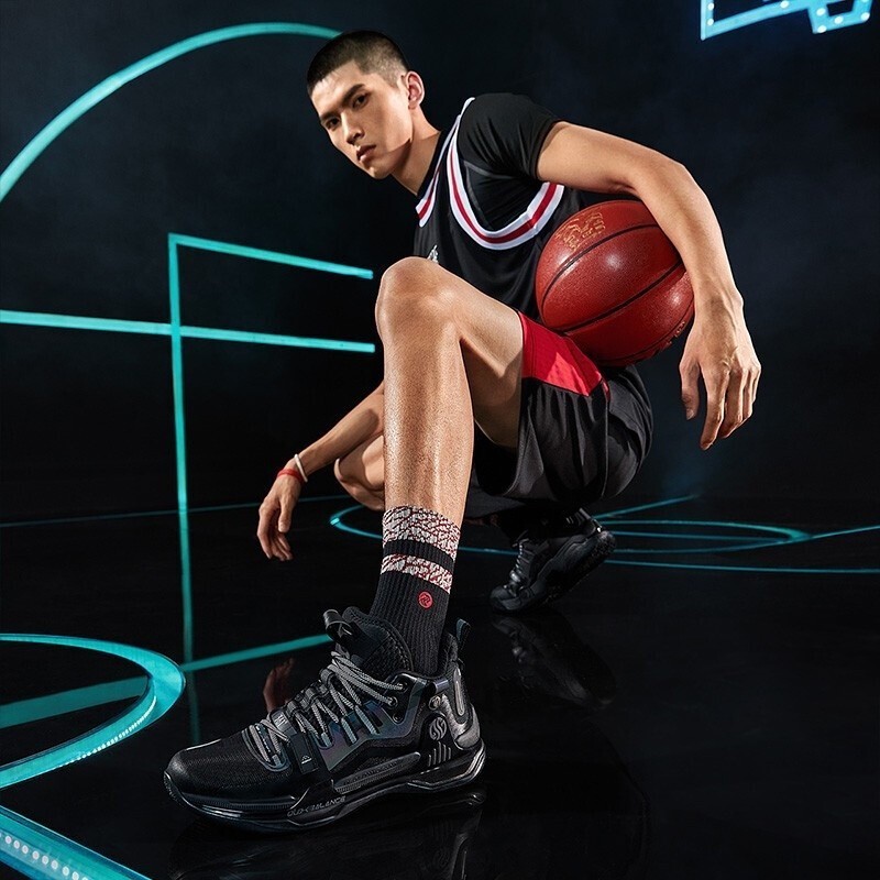 361 องศา Aaron Gordon AG1 รองเท้าบาสเก็ตบอลผู้ชายดูดซับแรงกระแทกทนต่อการสึกหรอ anti slip ตาข่าย bre