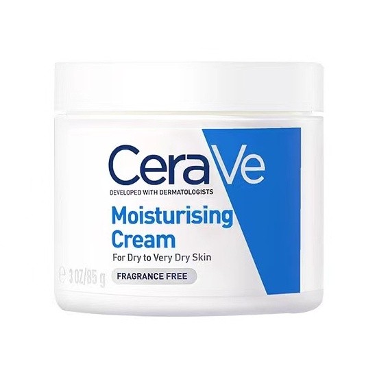 ♞,♘YJ Skin CeraVe Moisturising Cream 85g/340g/454g.มอยเจอร์ไรเซอร์สำหรับผิวแห้ง  ให้ความชุ่มชื้นยาว