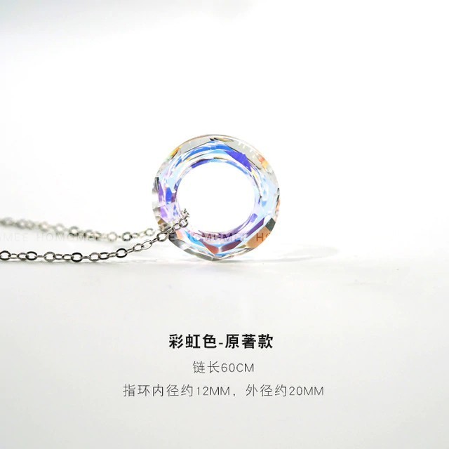 อะนิเมะ Tian Guan Ci Fu Hua Cheng Xie Lian แหวนนิ้วมือสร้อยคอคู่ S925 เงินเครื่องประดับคอสเพลย์ Pro