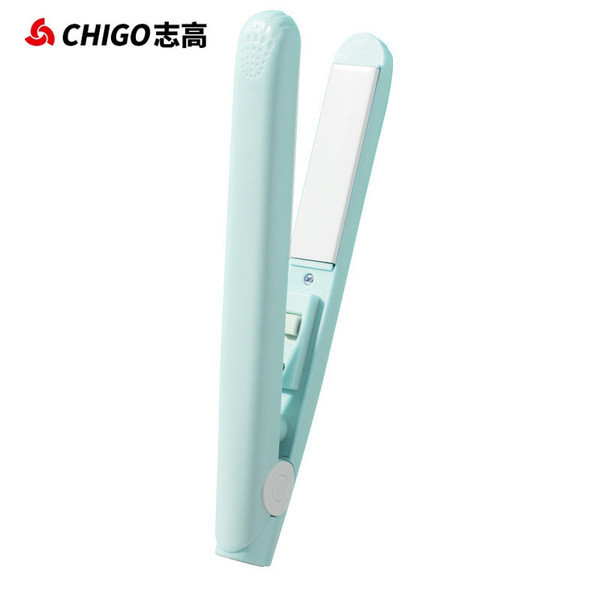 เครื่องหนีบผมเงา เครื่องหนีบผมพกพา Chigo ตรงคลิปหนีบผมเหล็กดัดใช้คู่ผมดึงขนาดเล็กหญิงอุปกรณ์หอพักขน
