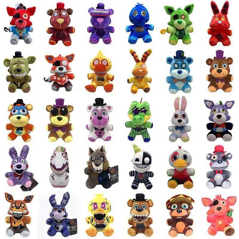 ซม. 18/30 ของเล่น FNAF Freddy's ตุ๊กตาและสัตว์นุ่ม หมี กระต่าย เกม Fnaf Five Night At Freddy ของเล่น