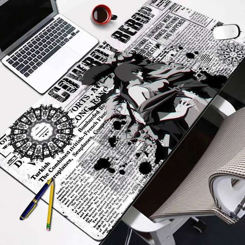 (เก็บ Fast Shop)- Space Cowboy Bebop Pad Gaming Mousepad เมาส์สําหรับเล่นเกมบทคัดย่อขนาดใหญ่ 900x400