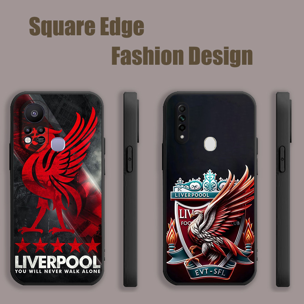 ปลอกสําหรับ Huawei P60 Pro Honor 200 50 90 Lite 70 X6 X8 X9A X8A X9B Liverpool สีแดง fc FXT01 เคสโทร