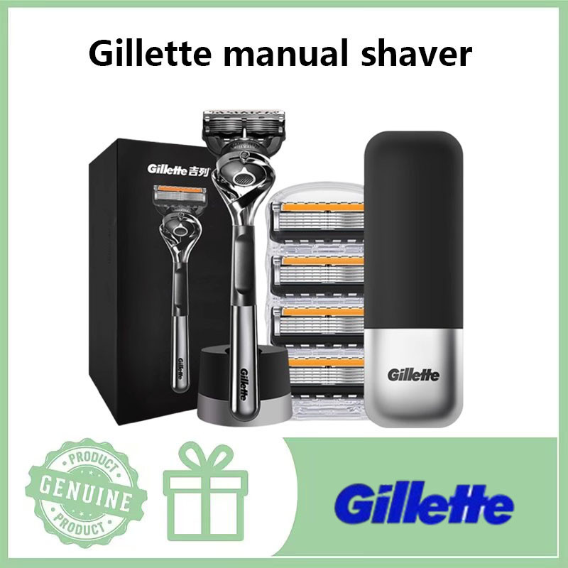 Gillette Manual Shaver Mens Gillette Blade Speed 5 Blade Beard Blade Hidden Smooth