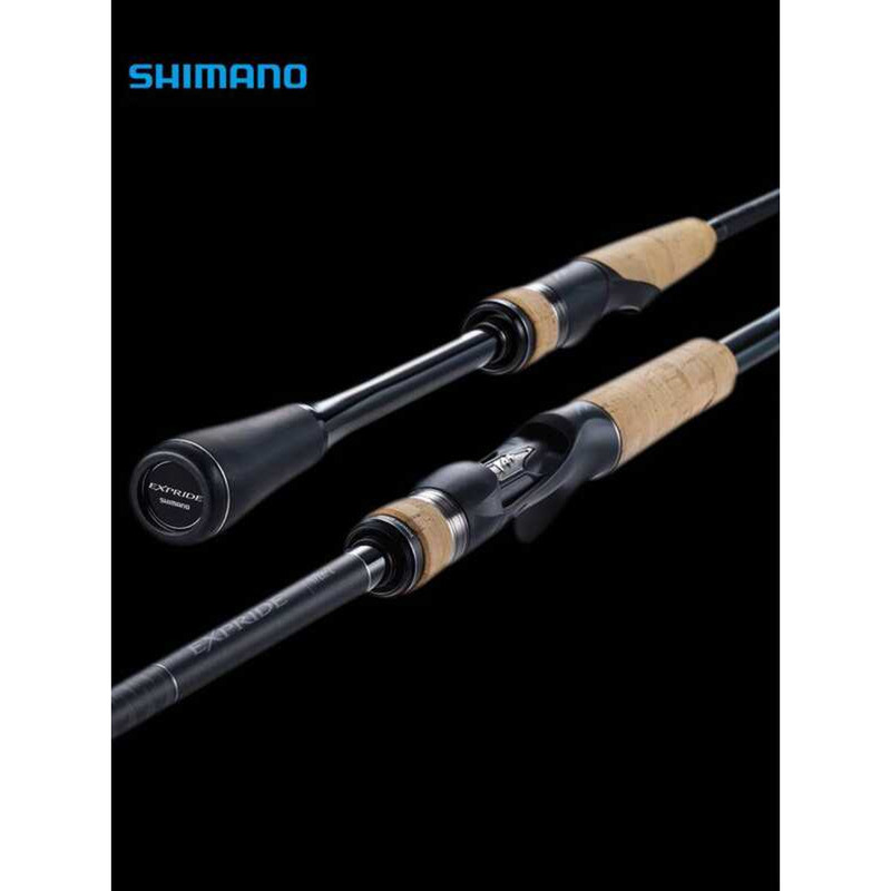 Shimano EXPRIDE Lure Rod EXP Long Shot สีดำมิติ ออกแบบพิเศษสำหรับตกปลามัลเลตและ웜
