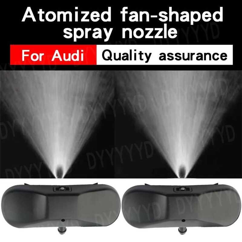 2pcs กระจกรถยนต์เครื่องซักผ้าหัวฉีด Jet อุ่นสําหรับ Audi TT A1 8X A4 B8 Q3 Q5 Q7 4L หน้าต่างด้านหน้า