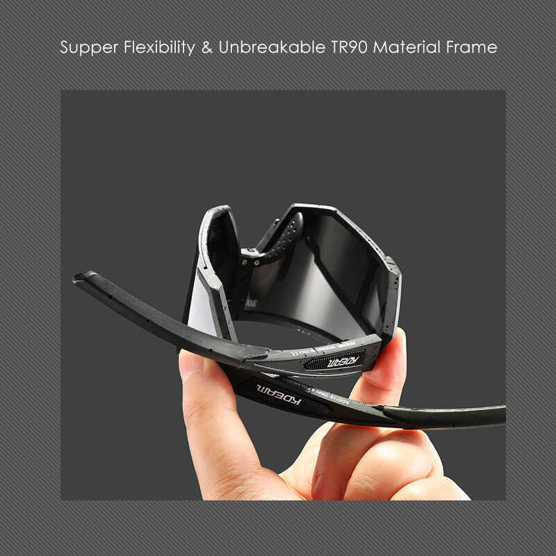 ♎ แบรนด์ KDEAM เย็นมากสีแดงและสีดำผู้ชายแว่นตากันแด