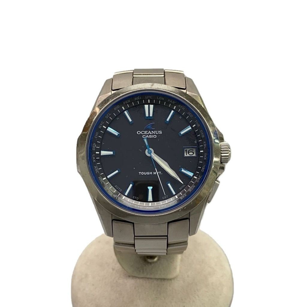 CASIO Wrist Watch Oceanus Men's Solar Titanium Analog Direct from Japan Secondhand