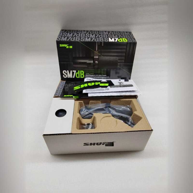 Sm7db สายไมโครโฟนขดลวดเคลื่อนไหวมืออาชีพ Tiktok บันทึกเส