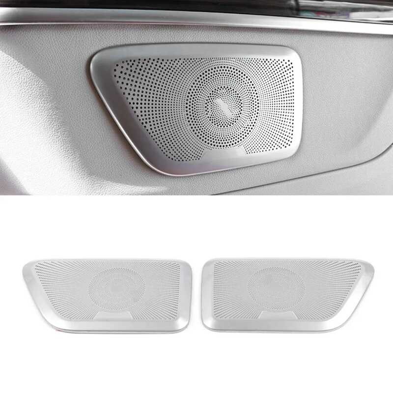 สำหรับ Mercedes Benz V-Class W447 2015-2021 ฝาครอบลำโพงรถยนต์สแตนเลส