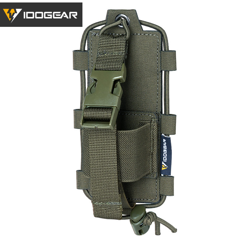 Idogear Tactic วิทยุกระเป๋า Gridlok BAOFENG/POFUNG UV5R UV82 เอว MOLLE Talkie Walkie กระเป๋า 35110