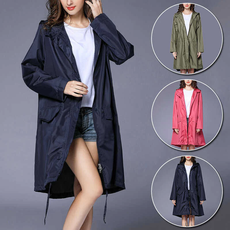 เสื้อกันฝนสำหรับผู้หญิงเสื้อกันฝนกันน้ำเสื้อกัน