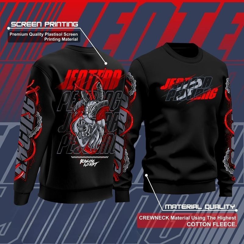 SWEATSHIRT JP RACING HEART (ฉบับพิเศษ)