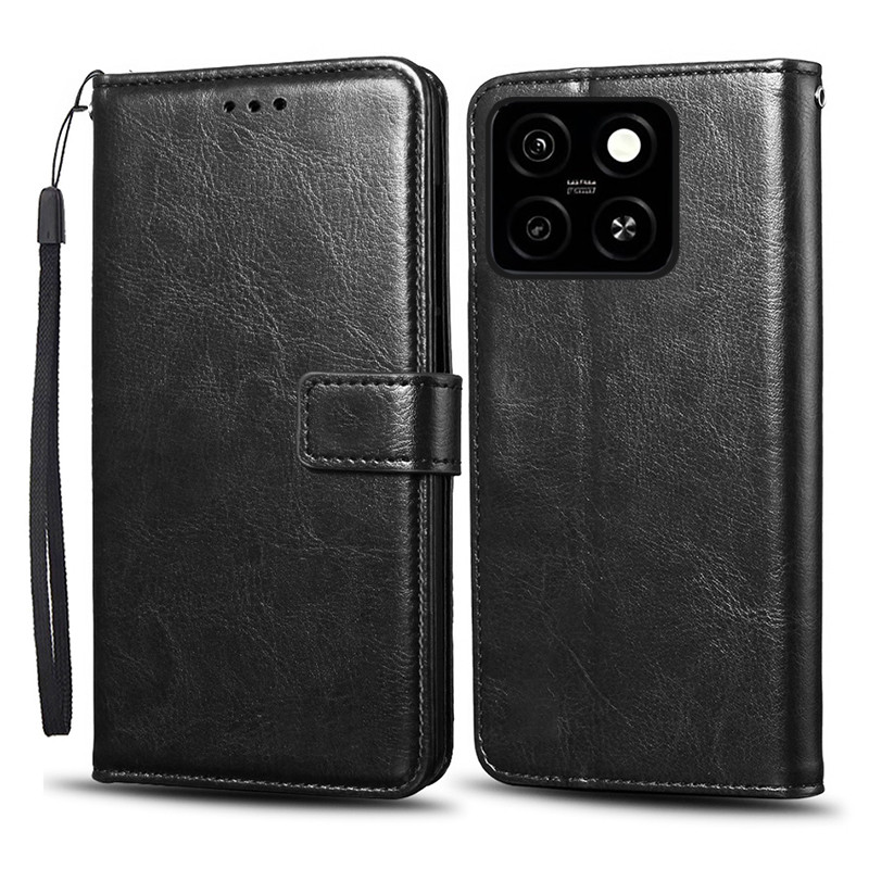 เคสโทรศัพท์แบบพลิกสําหรับ ZTE Blade A35 กระเป๋าสตางค์ฝาครอบหนัง PU สําหรับ ZTE Blade A55