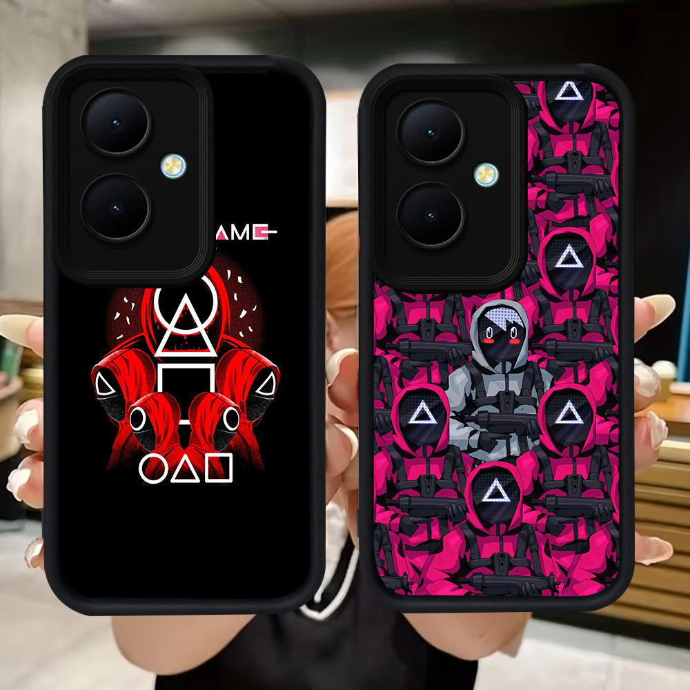 Q47 ปลาหมึกเกมปลอกอ่อนสําหรับ OPPO Reno 11 8T 13F 11F 10 Pro 5G