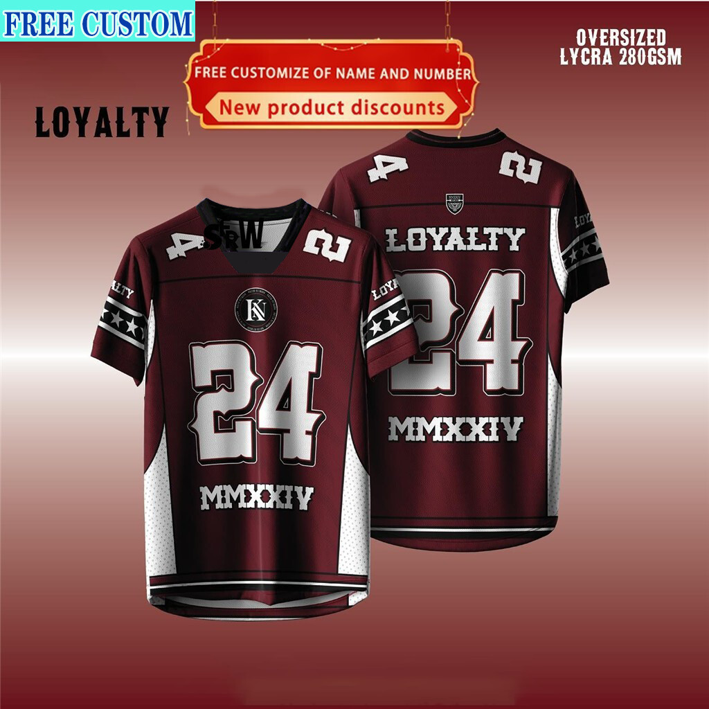 Jersey NFL Miofiber ปรับแต่งได้ เหมาะสำหรับทั้งชายและหญิง ทรงคอเรโทร