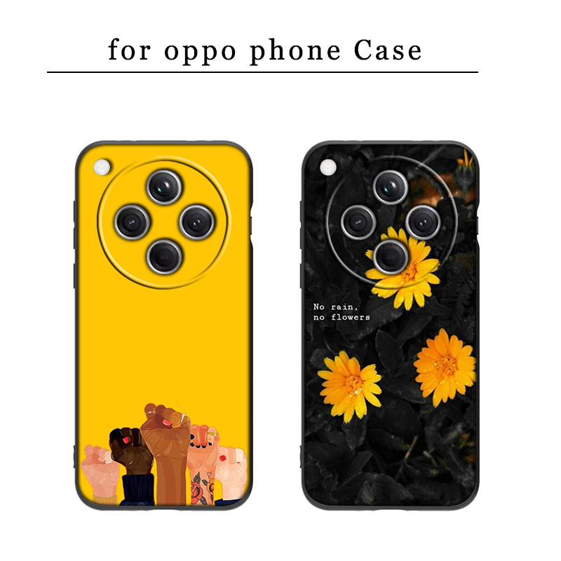 QU4 ความงามสีเหลืองรูปแบบ OPPO A57 4G A5S A7 A8 A31 A60 A76 A77 A80 A91 F15 F3 A92 A93 A72 A52 A94 S