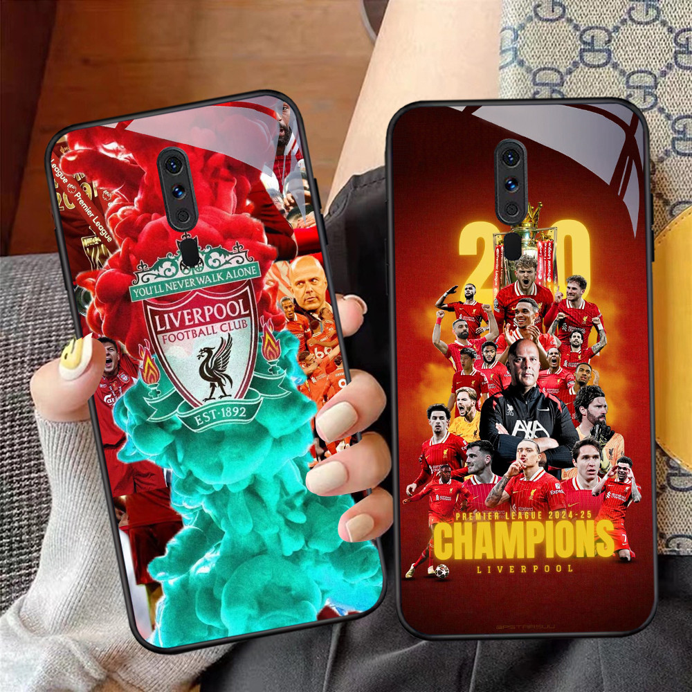 NC-51 Liverpool Team Kaca Glass Case สําหรับ OPPO A5 A9 F11 A9X Reno 2F 2Z Pro