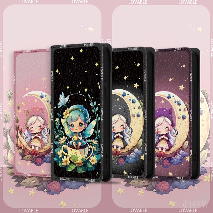 ซองหนังแบบฝาพับเหมาะสําหรับ Vivo Y36 Y27 Y38 Y78 Y70 Y29 Y28S Star Angel Girl เคสโทรศัพท์