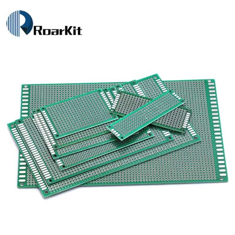 ชิ้น 1/5/10 2x8 3x7 4x6 5x7 6x8 7x9 8x12 9x15 12x18 ซม. แผงวงจรพิมพ์ PCB แบบสองด้าน DIY สากล ซม.