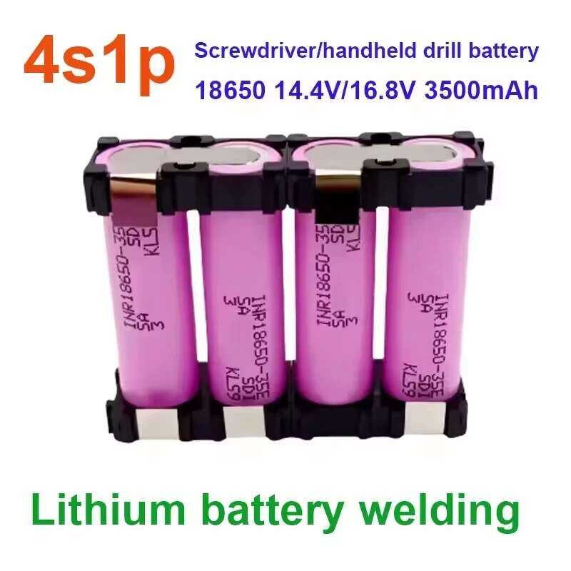 18650-35E 7.4V~25.2V ลิเธียมที่ปรับแต่งได้ 3500mAh/7000mAh เชื่อม 2S1P 2S2P 3S1P 3S2P-6S1P 6S2P แบตเ