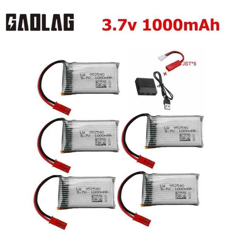 แบตเตอรี่ลิโพ 1000mAh 3.7V 25c952540 สำหรับ HQ898B H11D H11C H11WH T64 T04 T05 F28 F29 T56 T57 ควอดค