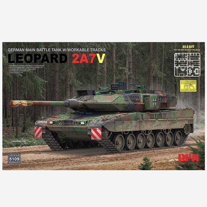 รถถังหลัก RFM RM-5109 เยอรมัน Leopard 2A7V (1/35)