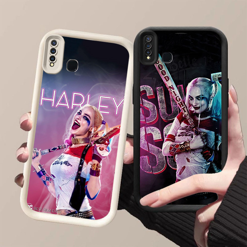 MK-68 Harley Quinn & Joker ปลอกซิลิโคนอ่อนนุ่มสําหรับ VIVO Y17 Y12 Y50 Y30 Y15 Z1 Y19 V15 Pro