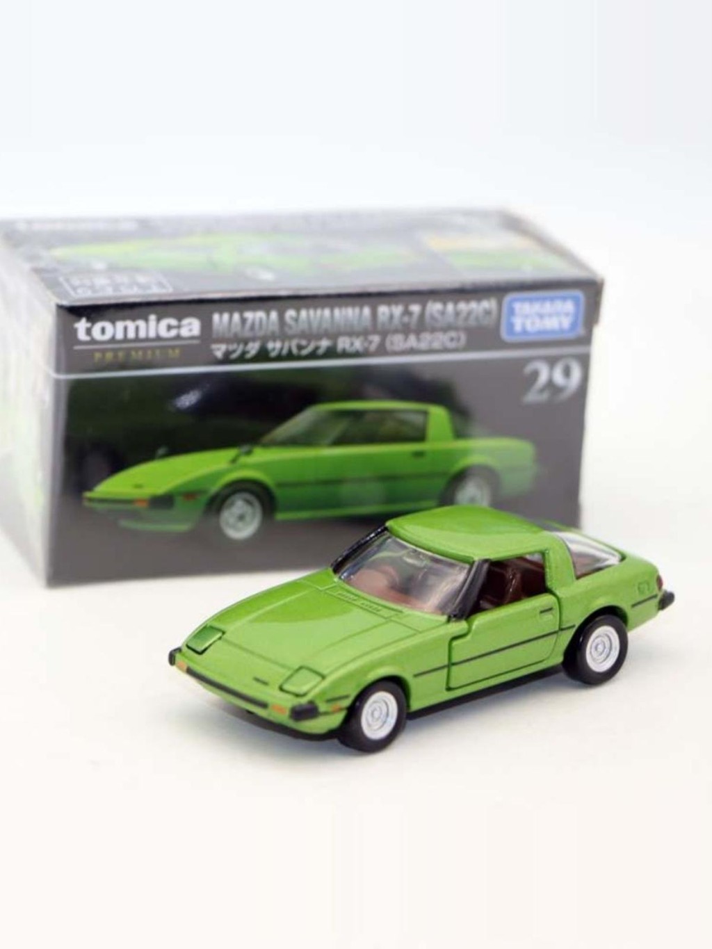 Tomy Premium Tomium Black Box TP29 Mazda RX-7 Sports Car Model Bright Light Version เครื่องประดับ Ou