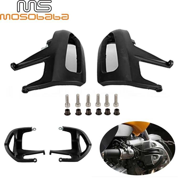 เหมาะสําหรับ BMW R1150R R1150RS R1150RT รถจักรยานยนต์ดัดแปลง ABS สีดําฝาสูบฝาครอบป้องกัน