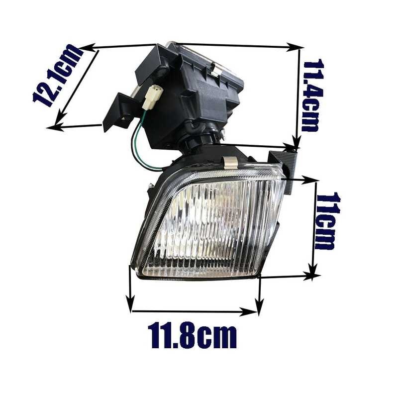 BOOST A Pair Fog Lamp Crystal Bar Light For Toyota HIACE Lh168 Kzh106 Corona Caldina 1994 1995 1996