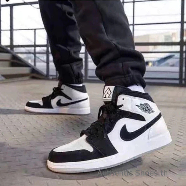 รับประกันของแท้ รองเท้าผ้าใบ Nike Air Jordan 1 mid se ลด 59% รับประกัน 1 ปี ส่งฟรี