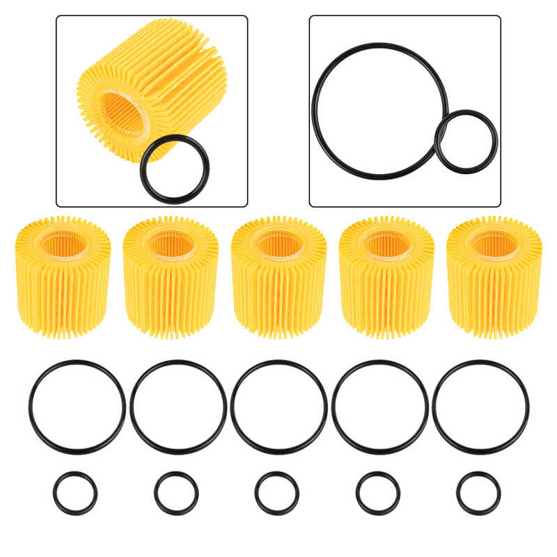 ชิ้น 5 / ชุดตลับกรองน้ำมันไส้กรอง \# 04152-Yzza6 อะไหล่รถยนต์สำหรับ Toyot