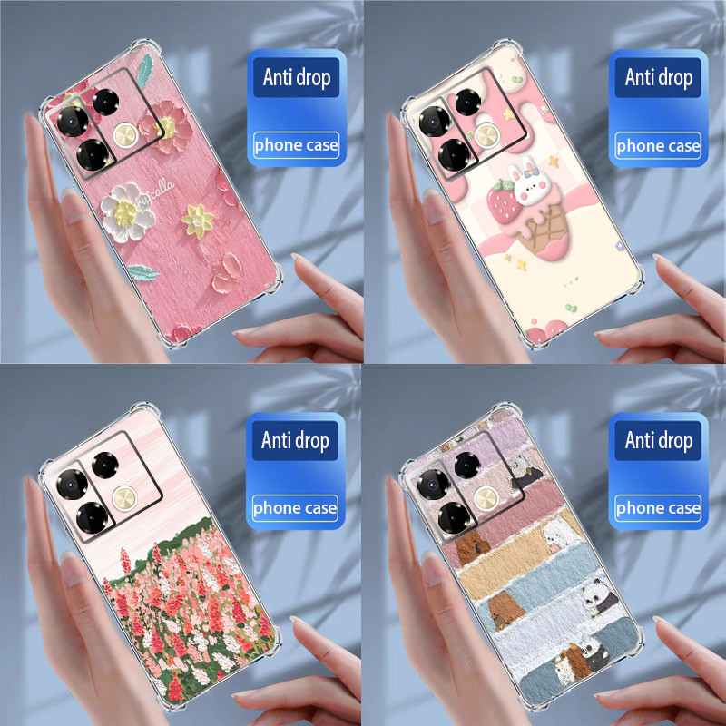 เคสสําหรับ infinix Note 40 Pro 5G Soft Silicone TPU Casing เคสโทรศัพท์ Cover