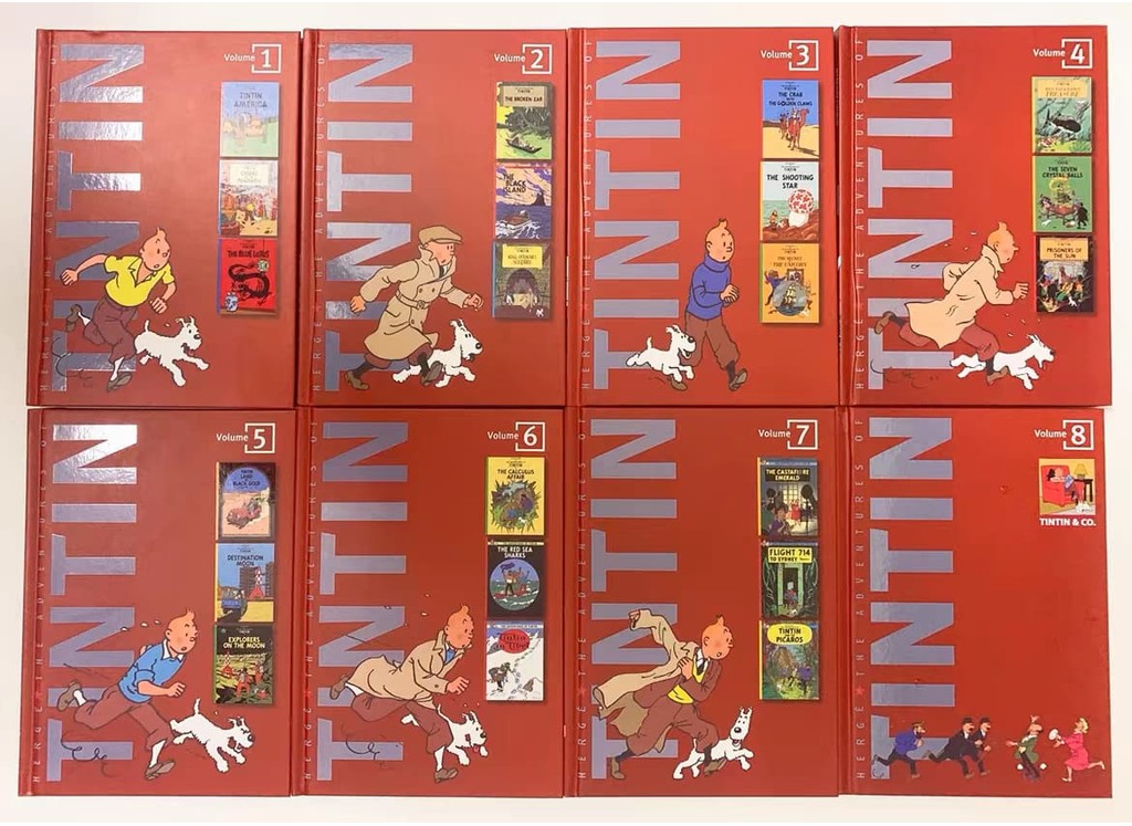 Loose Book TinTin Collection ปกแข็ง - The Adventure of Tintin (8 เล่ม / ชุด)