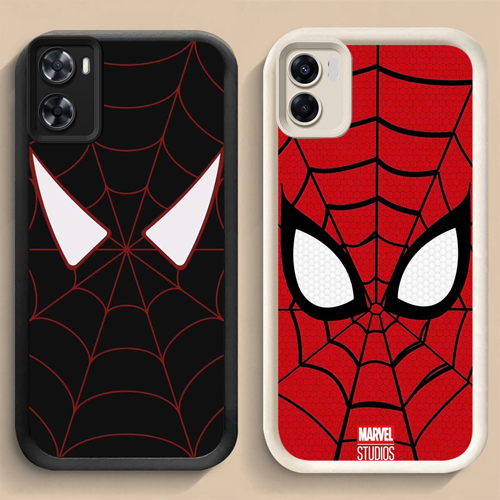 LF-46 spiderman การ์ตูนกันกระแทกสําหรับ OPPO A57 A36 A57e A57s A96 A77s A77 A76 Realme 9i C33