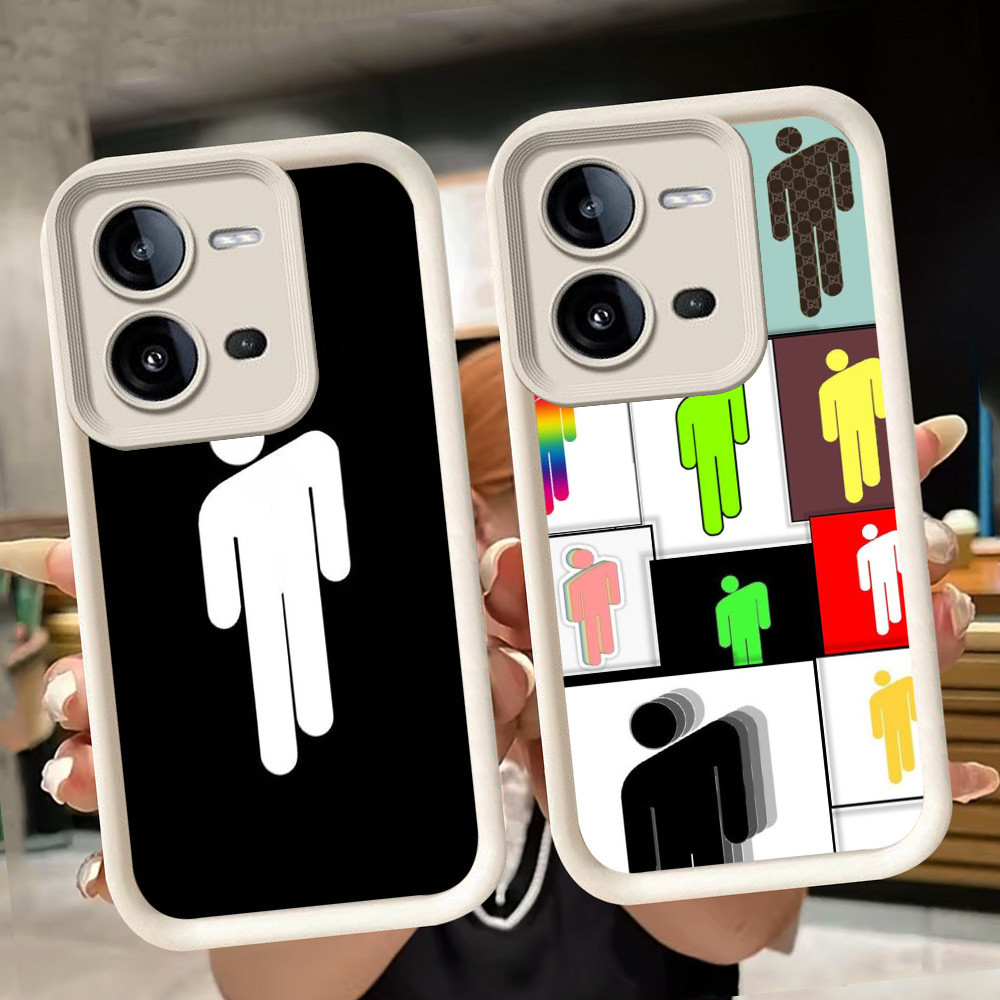 ปลอกอ่อนสําหรับ VIVO Y33 Y200 Y51A Y51 Y51S V25 V23E V25E V50 V23 Y53s Y75 Y31 5G V50 Lite สีขาว Q3 