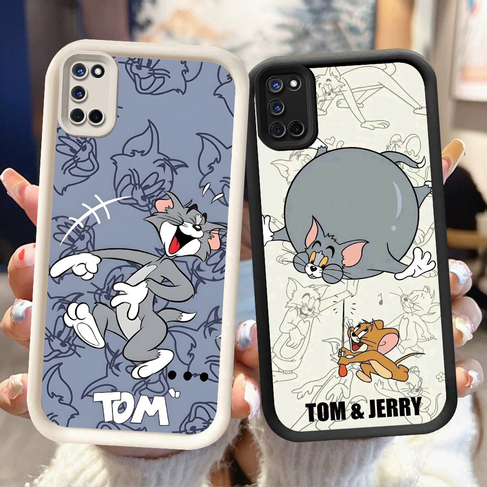 NA-95 Tom และ Jerry ปลอกกันกระแทกสําหรับ OPPO A92 A94 A55 F19 A74 A52 F19S A95 A72