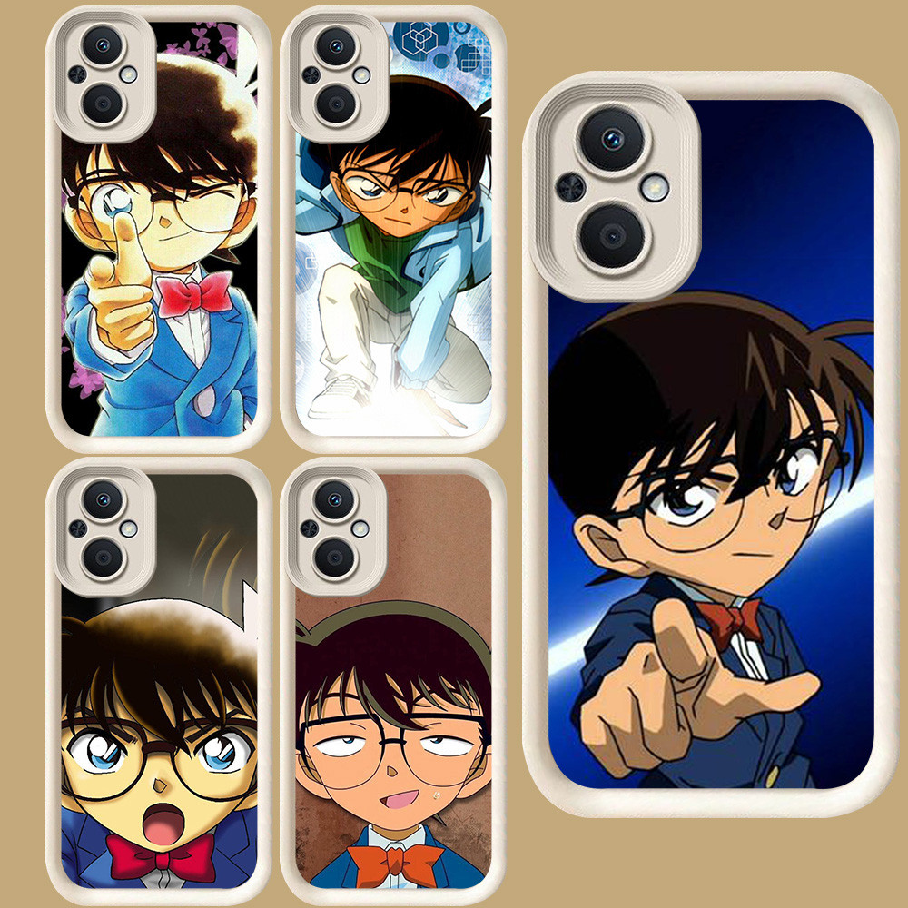 R101 Detective Conan Casing สําหรับ OPPO Reno 7 8Z 7Z 8 Find X5 Lite 5G สีขาว