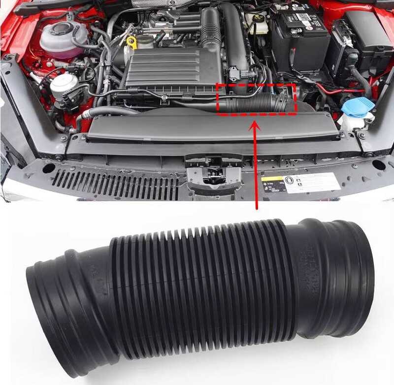 เหมาะสําหรับ Audi A3 Q2L Magotan B8L Golf 7 Jia Travel Air Filter Air Inlet ท่อ Air Inlet ท่อ 1.4T